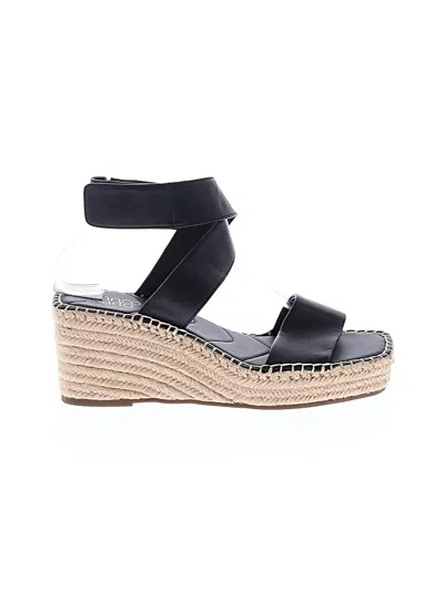 Pre-owned Franco Sarto Wedges In Black