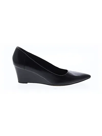 Pre-owned Franco Sarto Wedges In Black
