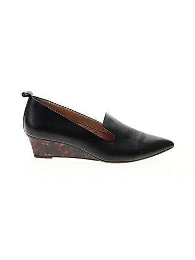 Pre-owned Franco Sarto Wedges In Black