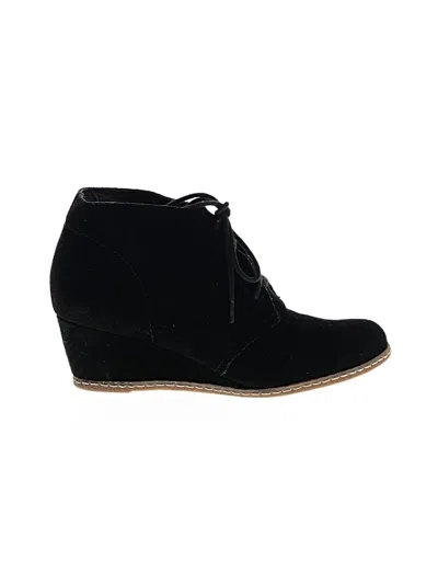 Pre-owned Franco Sarto Wedges In Black