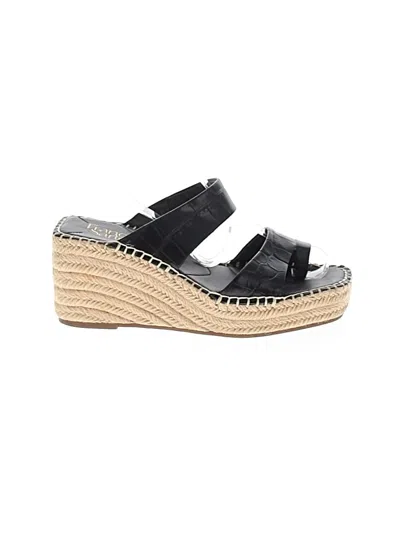 Pre-owned Franco Sarto Wedges In Black