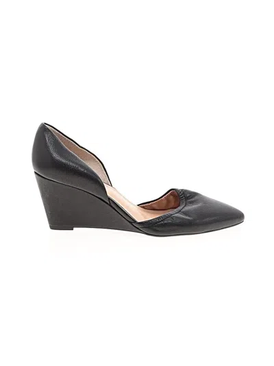 Pre-owned Franco Sarto Wedges In Black
