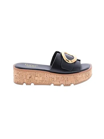 Pre-owned Franco Sarto Wedges In Black