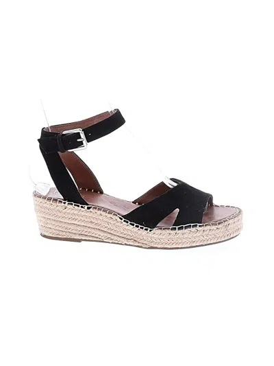 Pre-owned Franco Sarto Wedges In Black