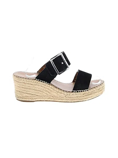 Pre-owned Franco Sarto Wedges In Black