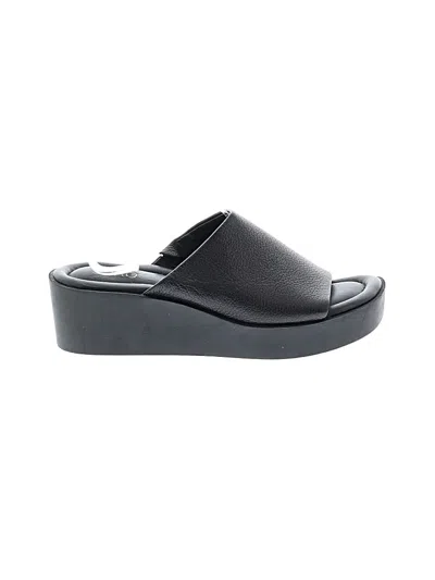 Pre-owned Franco Sarto Wedges In Black