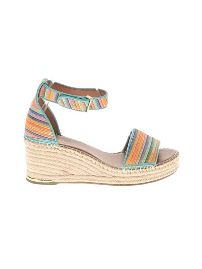 Pre-owned Franco Sarto Wedges In Blue