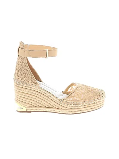 Pre-owned Franco Sarto Wedges In Gold