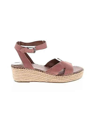 Pre-owned Franco Sarto Wedges In Pink