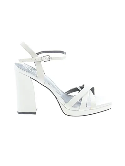 Pre-owned Franco Sarto Wedges In White