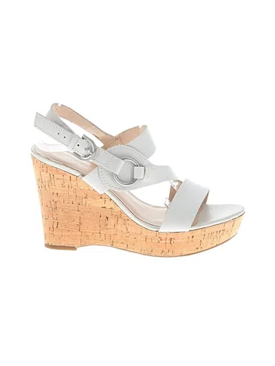 Pre-owned Franco Sarto Wedges In White