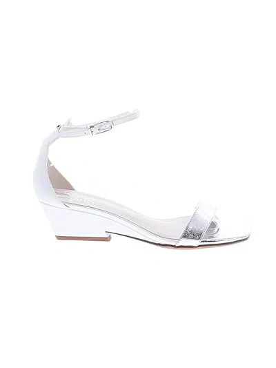 Pre-owned Franco Sarto Wedges In White