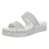 Franco Sarto Women's A-opal Wedge Sandal In Silver Fb In Multi