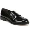 Franco Sarto Alora Penny Loafer In Black Faux Patent