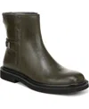 Franco Sarto Axel Bootie In Olive Green Leather