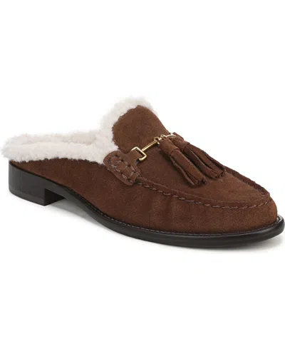 Franco Sarto Callen Tassel Loafer Mule In Brown