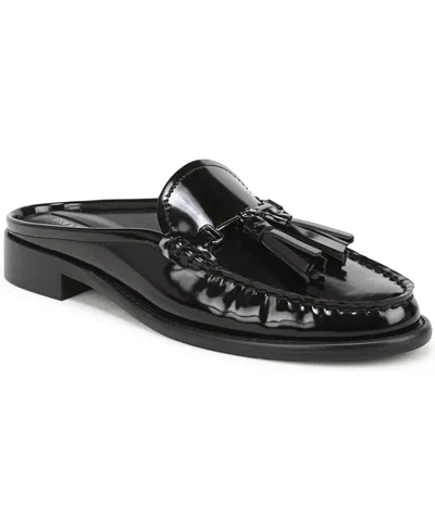 Franco Sarto Callen Tassel Loafer Mule In Black
