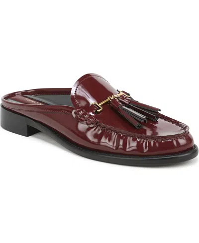 Franco Sarto Callen Tassel Loafer Mule In Red