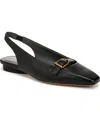 Franco Sarto Carana Slingback Flat In Black Leather