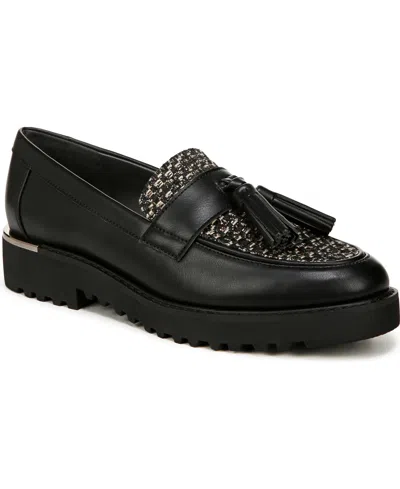Franco Sarto Women's Carolynn Lug Sole Tassel Loafers In Black Multi