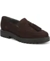 Franco Sarto Women's Carolynn Lug Sole Tassel Loafers In Brown