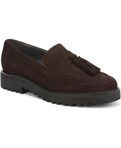 Franco Sarto Women's Carolynn Lug Sole Tassel Loafers In Brown