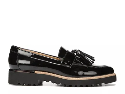 Franco Sarto Women's Carolynn Platform Loafer In Black Patent