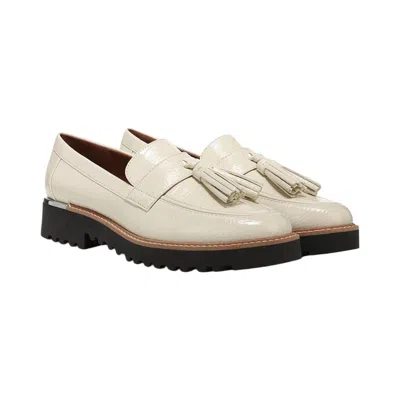 Franco Sarto Women's Carolynn Tassel Lug Sole Loafer In Putty In Yellow