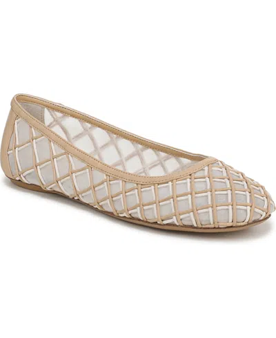 Franco Sarto Women's Christina Round Toe Ballerina/skimmer Shoes In Neutral