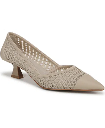 FRANCO SARTO WOMEN'S DARCY POINTED TOE KITTEN HEEL PUMPS