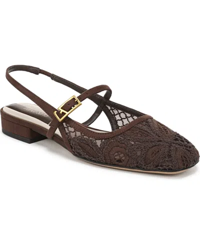 Franco Sarto Women's Destin Round Toe Slingback Flats In Multi