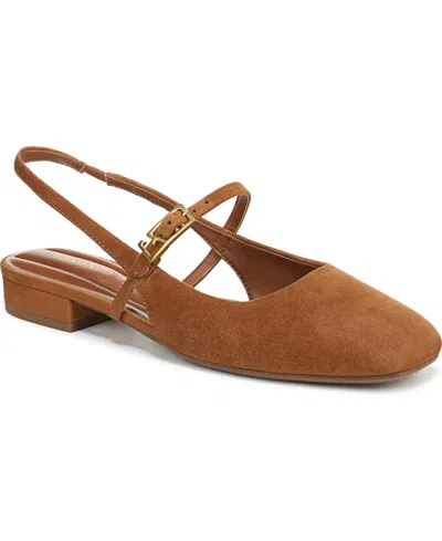 Franco Sarto Women's Destin Square Toe Mary Jane Slingback Flats