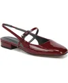 Franco Sarto Women's Destin Square Toe Mary Jane Slingback Flats In Burgundy