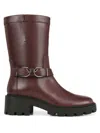 Franco Sarto Elle Lug Boot In Castagno