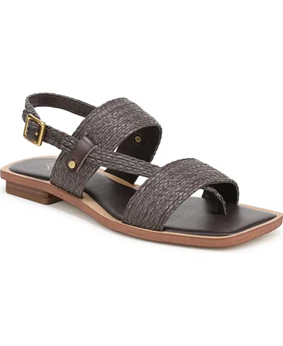 Franco Sarto Women's Enrica Open Toe Slingback Sandals In Brown
