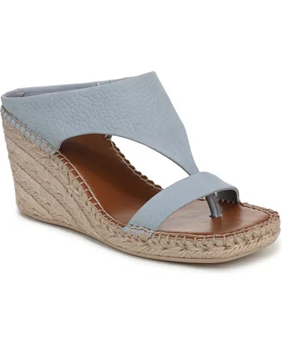 Franco Sarto Women's Farren Square Toe Espadrille Sandals In Blue
