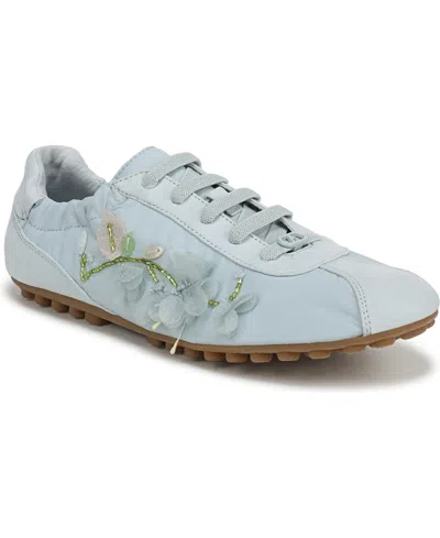 Franco Sarto Women's Felina Round Toe Lace-up Shoes In Blue