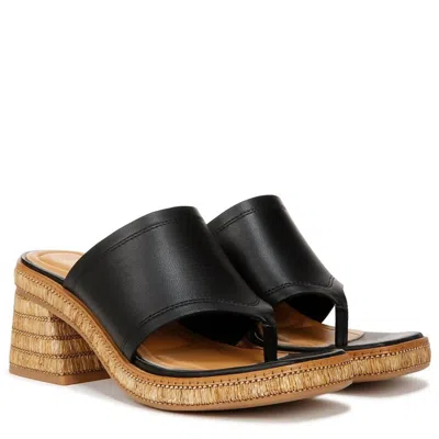 Franco Sarto Women's Ferrera Block Heel Sandal In Black