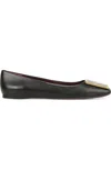 Franco Sarto Women's Flexa Amaya Ballet Flat In Black Leather In Black