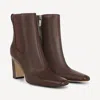 Franco Sarto Women's Flexa Bliss Ankle Bootie In Brown In Brown
