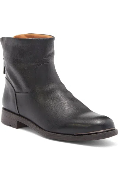 Franco Sarto Women's  Marcella Boots Black Leather Ankle Bootie Zap1191