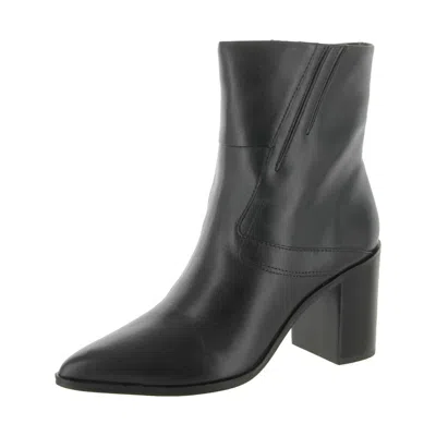 Franco Sarto Women's  Ticada Boots Black Leather Pointed Toe Bootie Zogg2496