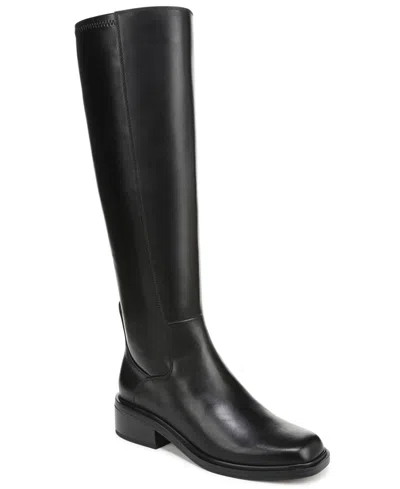 Franco Sarto Women's Gisella Round Toe Zip Tall Boots In Black