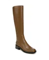 Franco Sarto Giselle Knee High Boot In Taupe Brown Faux Leather