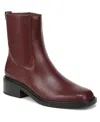Franco Sarto Women's Gracely Block Heel Zip Short Boots In Burgundy
