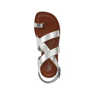 Franco Sarto Women's Ina Strappy Sandal In Silver