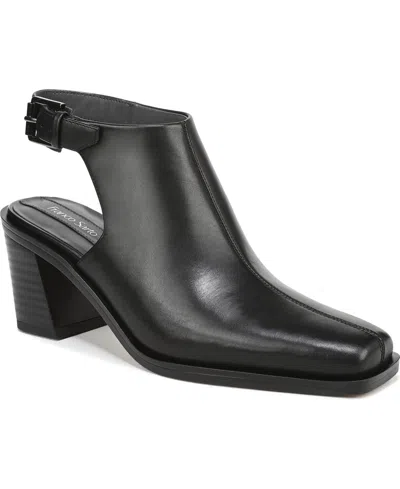 Franco Sarto Women's Isadora2 Square Toe Strappy Shooties In Black