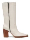 Franco Sarto Jaxon Pointed Toe Boot In White
