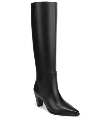 Franco Sarto Women's Jaycen Pointed Toe Zip Tall Boots In Black