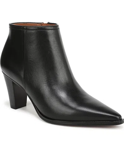Franco Sarto Women's Josiah Pointed Toe Zip Short Boots In Black